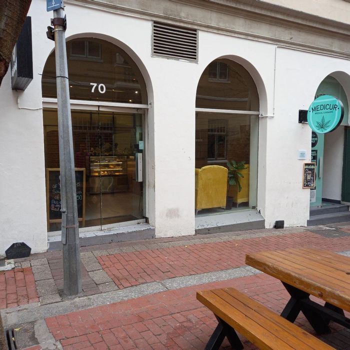 Prime 160sqm Retail Space in Cape Town City Centre with Sidewalk Cafe Option