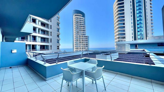 For Sale: Apartment in Umhlanga Rocks Central with sea views, pool, and amenities.