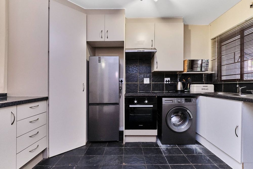 Kitchen with granite tops