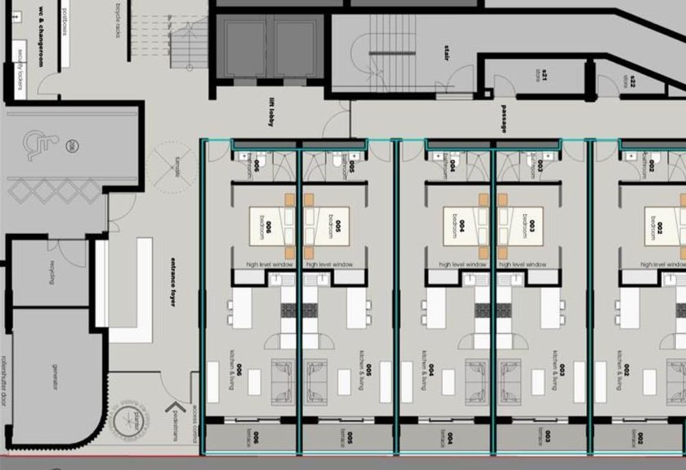 Plan of apartment