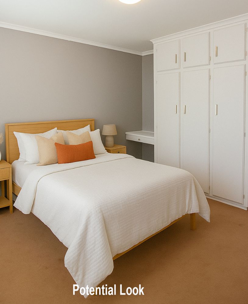 Second Bedroom: Rendered Potential Look