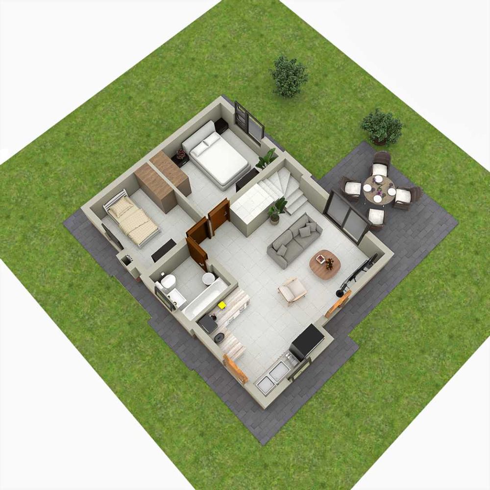 87m2 Ground Floor Plan