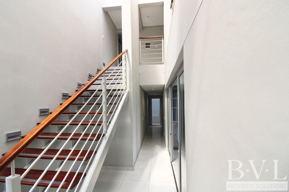 Hallway with stairs 