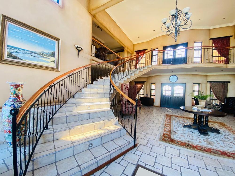 Staircase and front entrance