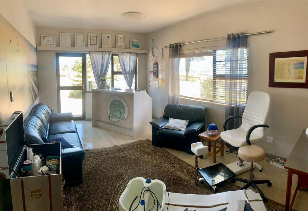 Lounge of the flat- now used as spa