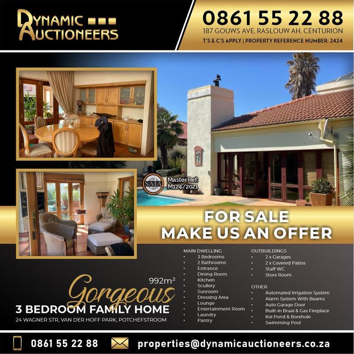 Property #2165508, House for sale in Potchefstroom Central
