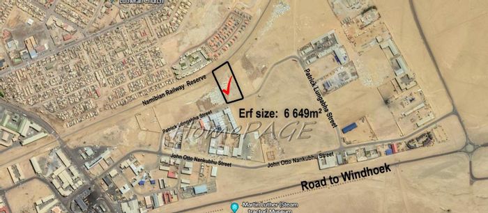 Property #2136000, Vacant Land Commercial for sale in Swakopmund Industrial