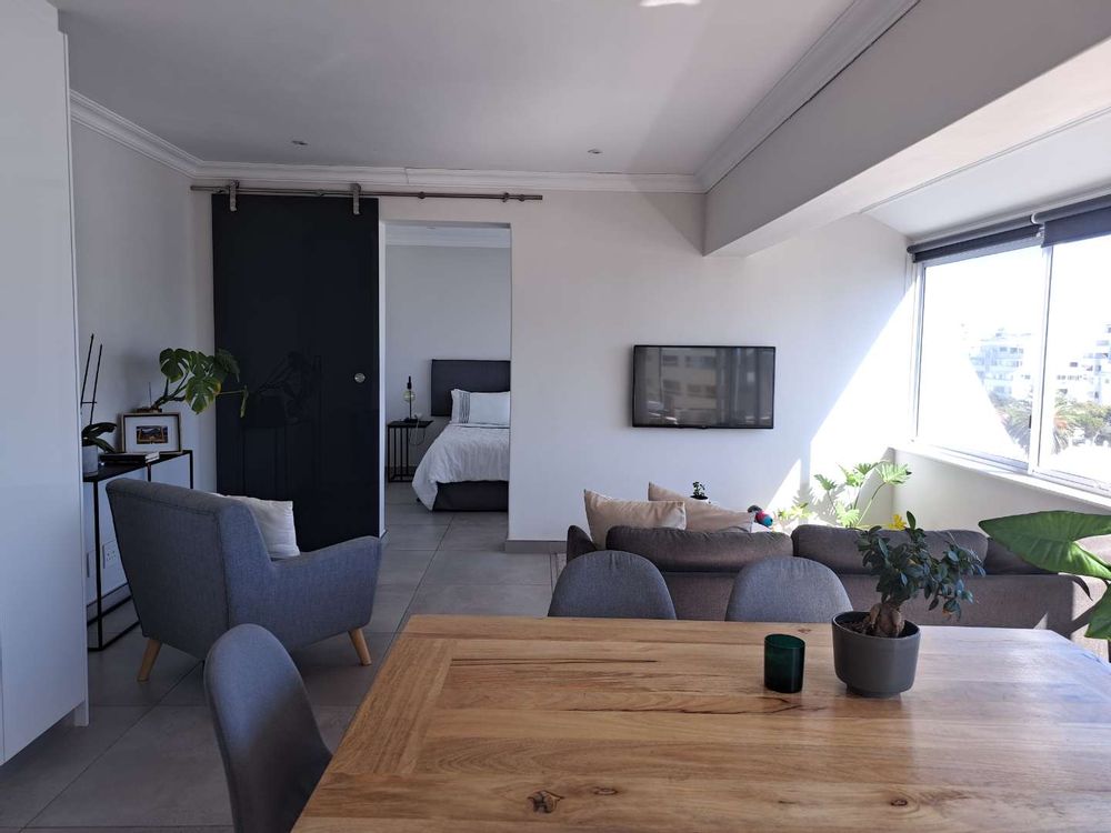 Open lounge and dining area