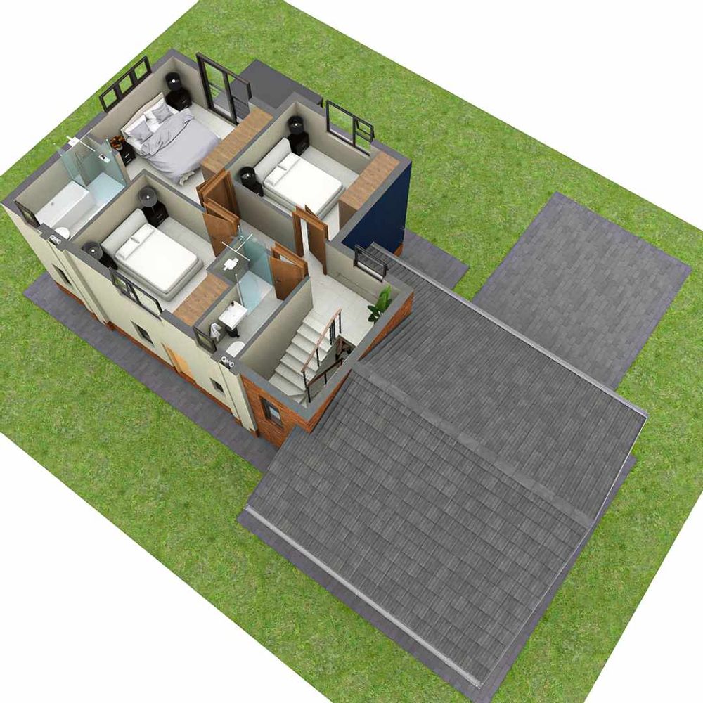 153m2 First Floor Plan