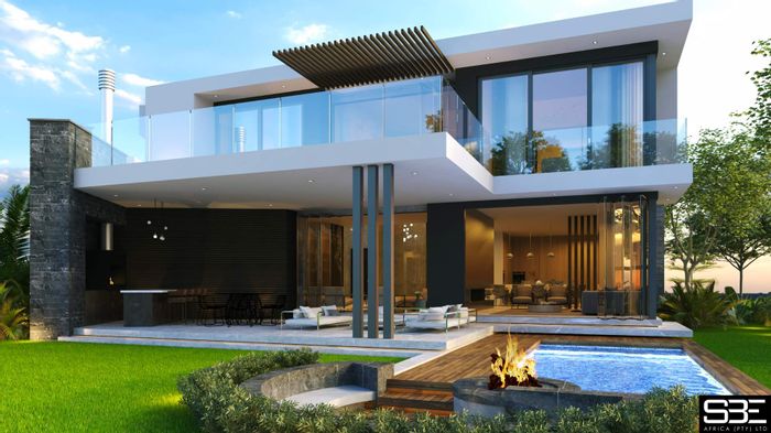 For Sale: House in Steyn City with 5 ensuite bedrooms, pool, and study.