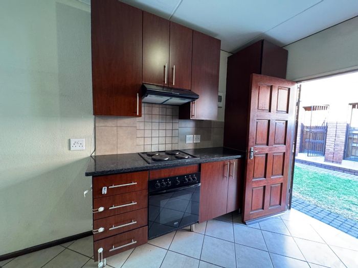 2-Bedroom Townhouse For Sale in Alberton Central with carport and solar geyser.
