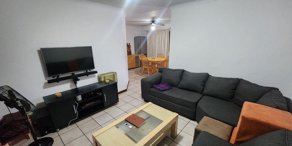Living room leading to dining area