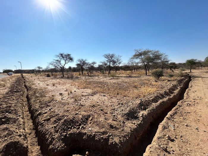 Vacant Land for Sale in Okahandja Central, secure community with utilities available.