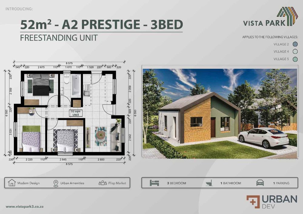 3-bed house option 2