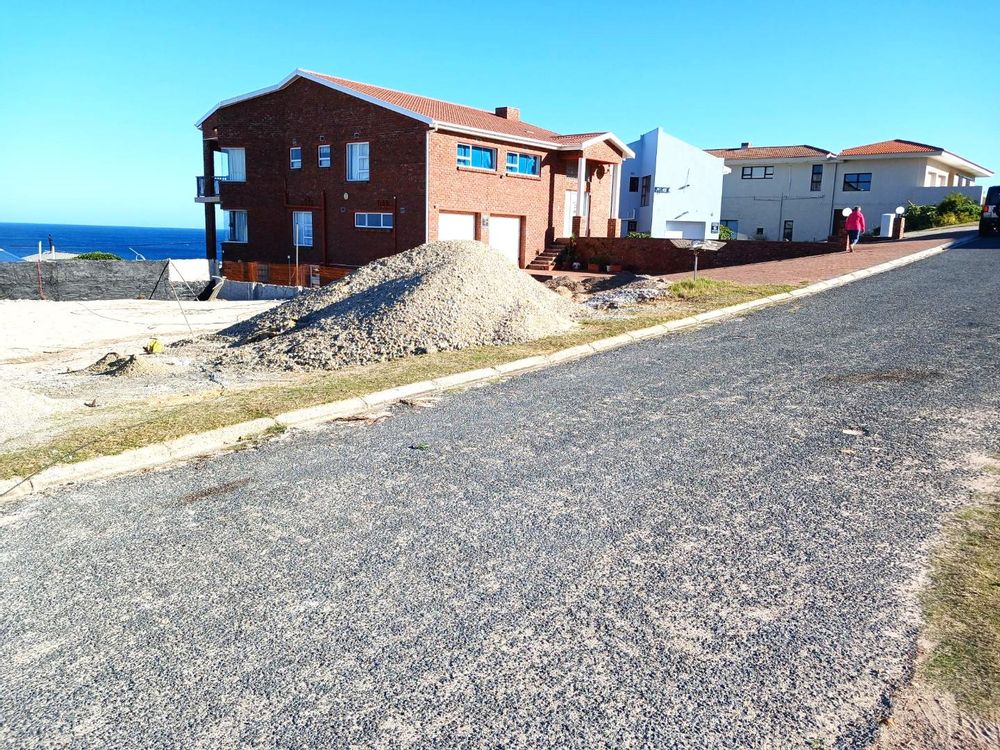 Houses across the Street from our Plot - in the direction of Hermanus.