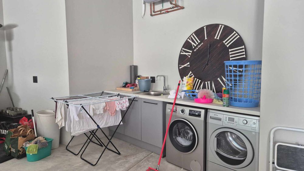 Laundry area in Garage