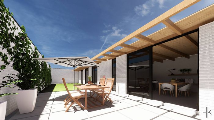 Kramersdorf Townhouse For Sale: Private courtyard, garage, various layouts available.