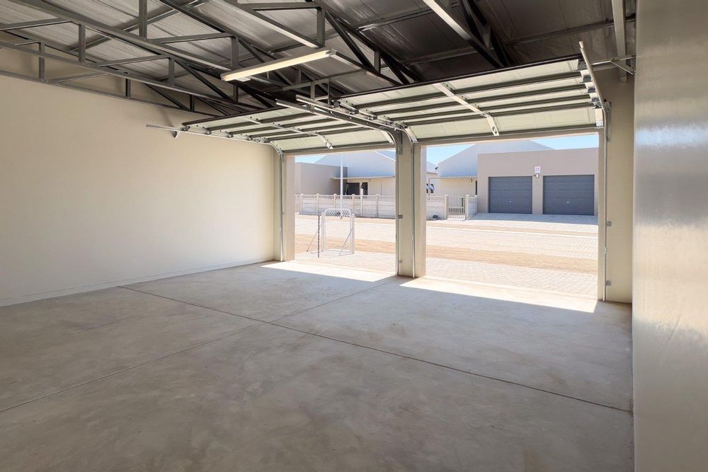 Large double garage.