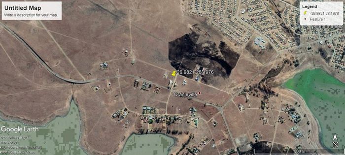 Vacant Land Residential for Sale in Oranjeville Central, 2,091 m² with services available.