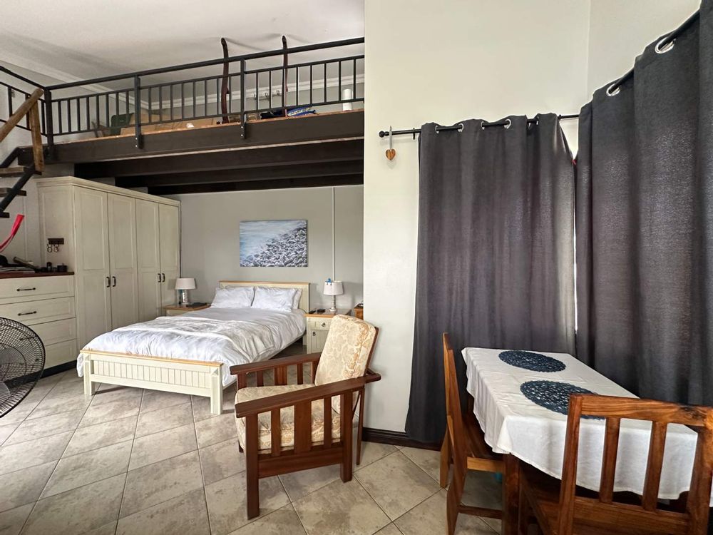 bachelor flat bedroom/living area