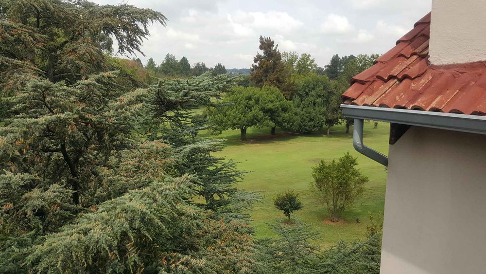 View over the golfcourse