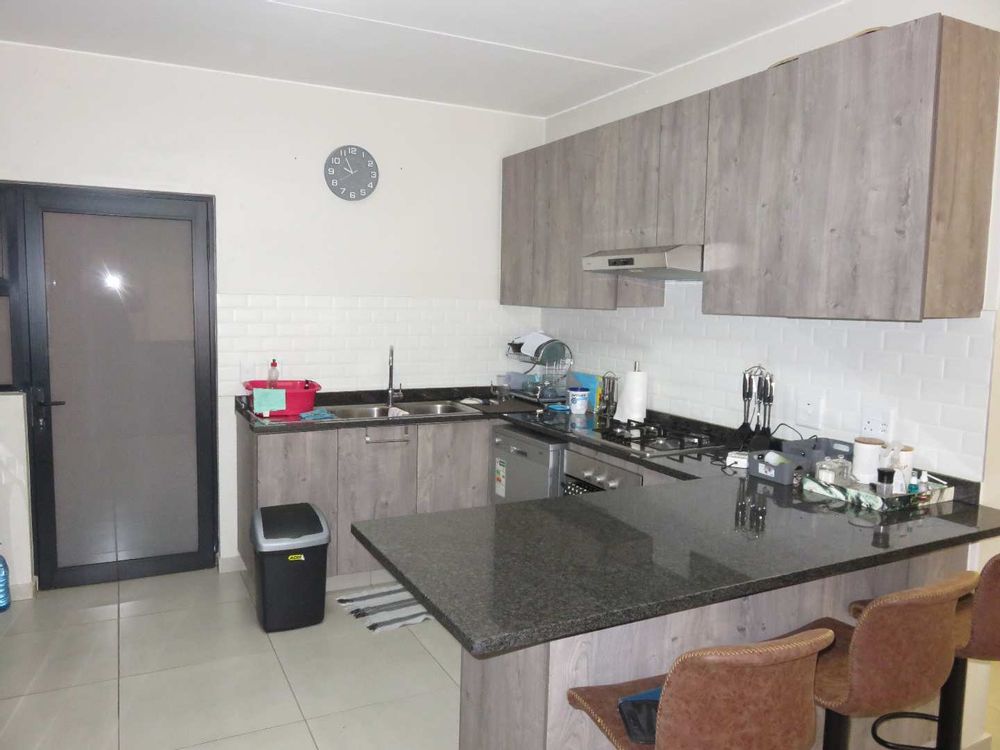 Kitchen with granite tops