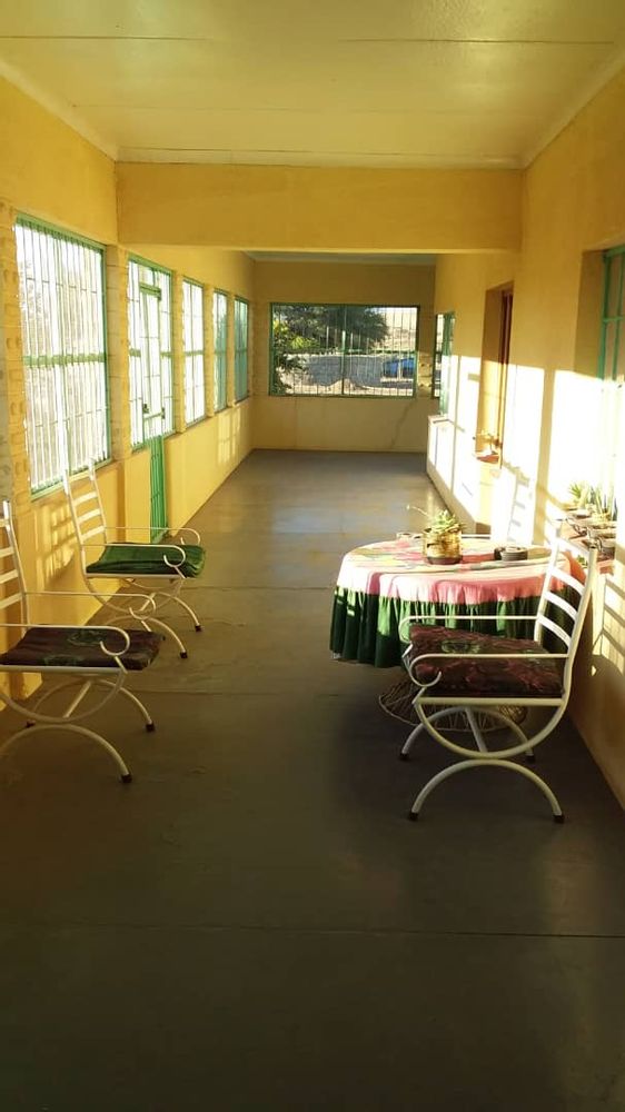 Enclosed patio of the main house