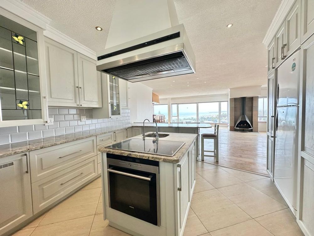 Kitchen with open plan living area