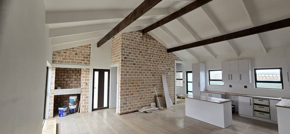 On show unit that is almost complete: Living area