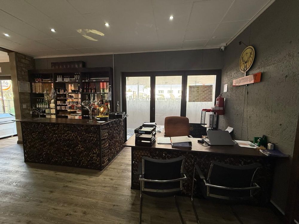 Part of the butchery with small office space