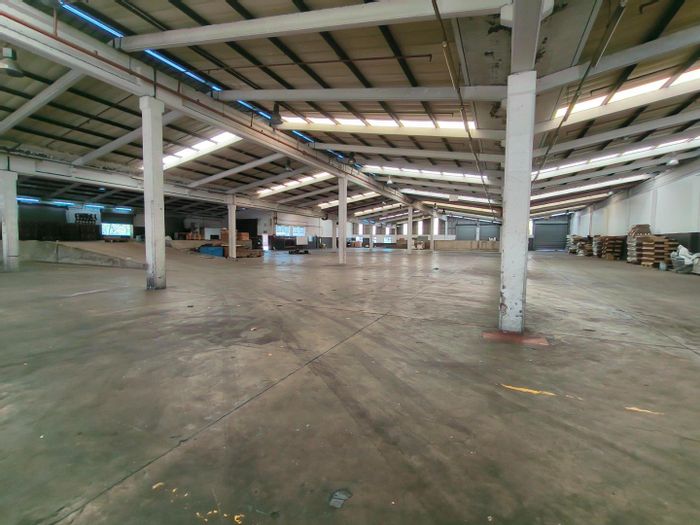 Industrial warehouse in New Germany to rent, featuring secure access and ample yard space.