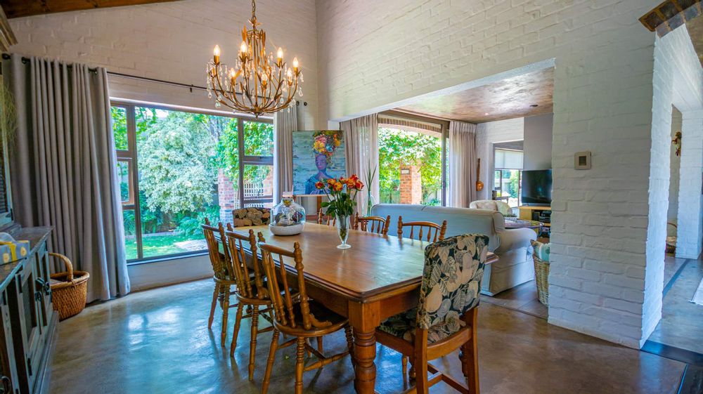 Large dining room area