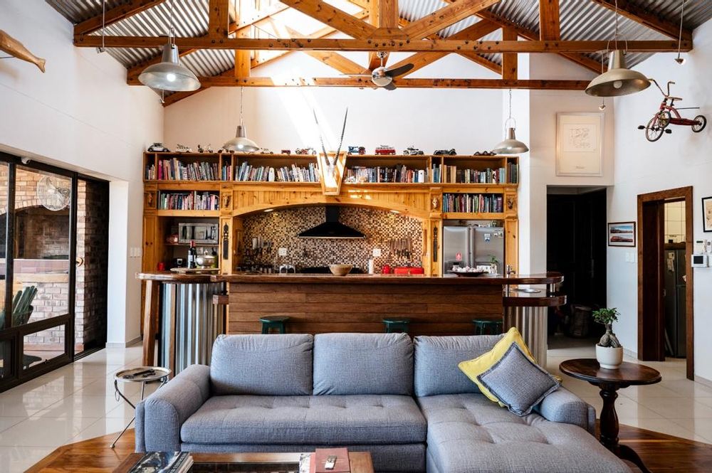 Oregon pine cabinetry