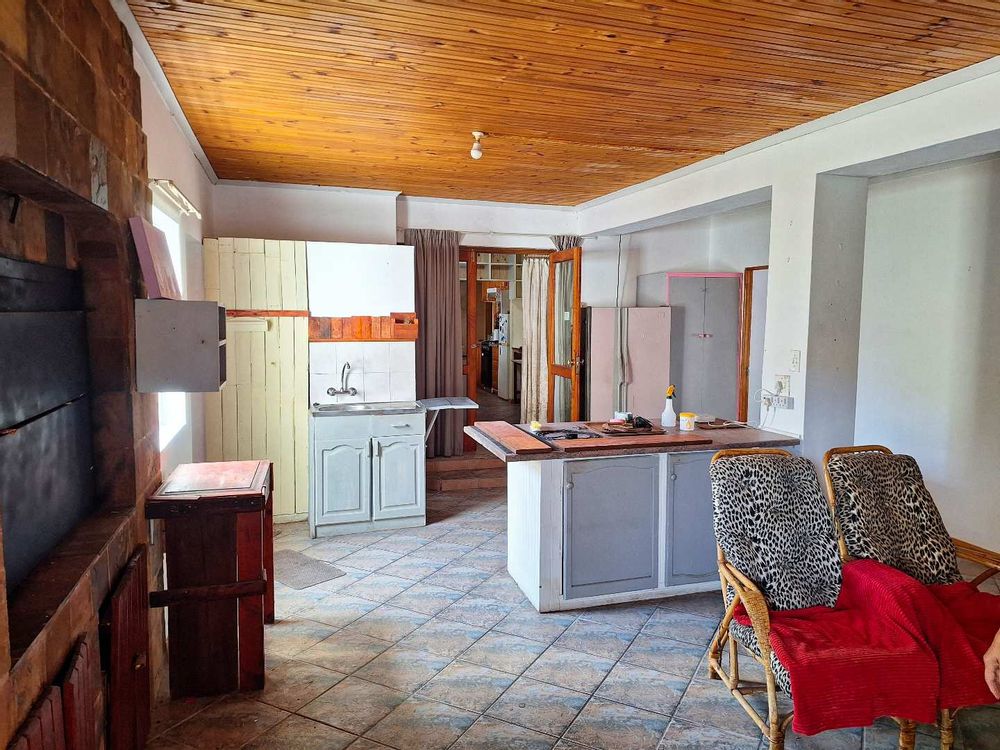 Braai room from garage door