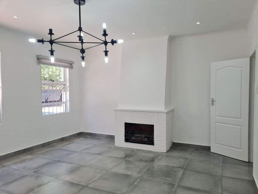 Boardroom with fireplace