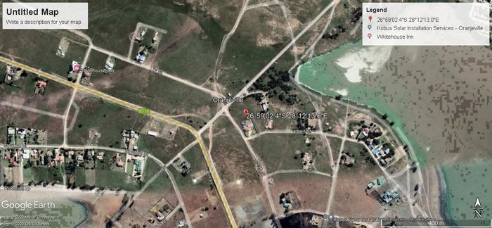 For Sale: 2,086 m² vacant land in Oranjeville Central, near Vaal Dam amenities.