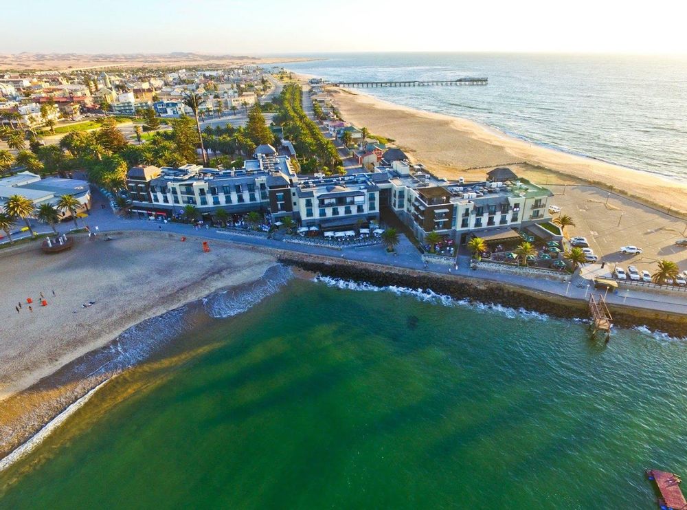 View of Mole and Strand Hotel