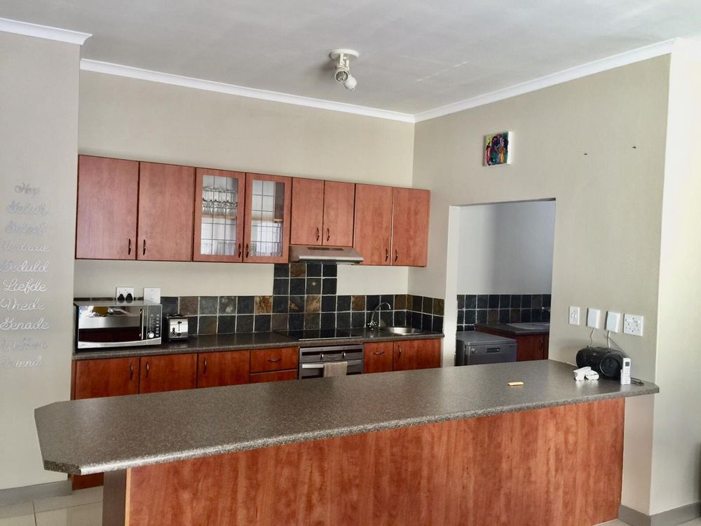 open plan kitchen.