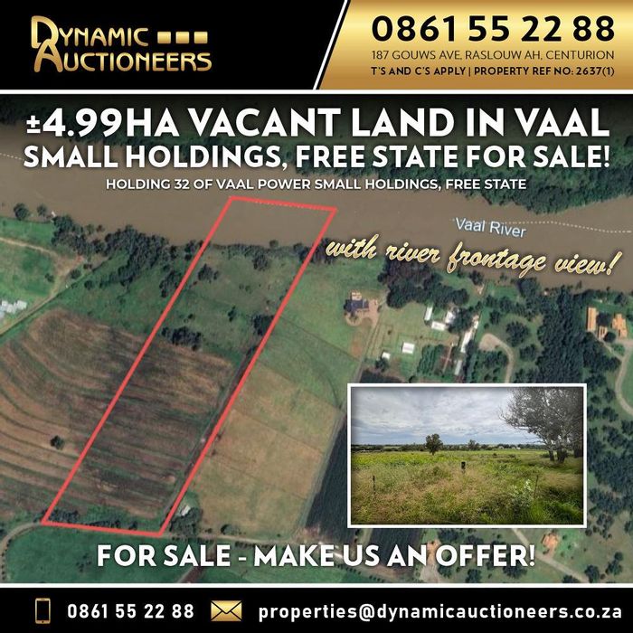 Property #2217772, Small Holding for sale in Vaal Power Ah