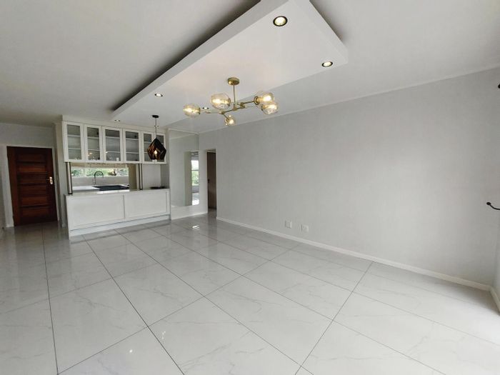 Bryanston Apartment To Rent: 2 beds, pool access, patio with braai, 24-hour security.