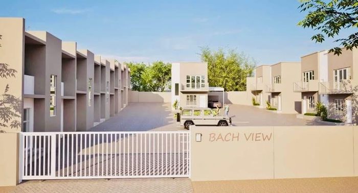 For Sale: Townhouse in Windhoek West with 3 bedrooms, garage, and courtyard.