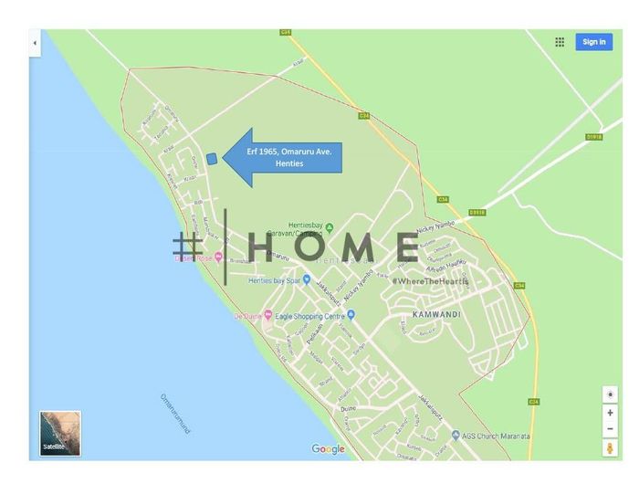 Property #2166827, Vacant Land Residential for sale in Henties Bay