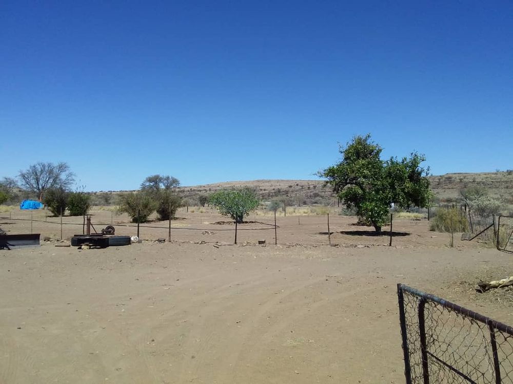 Fenced area on the farm to keep and control livestock