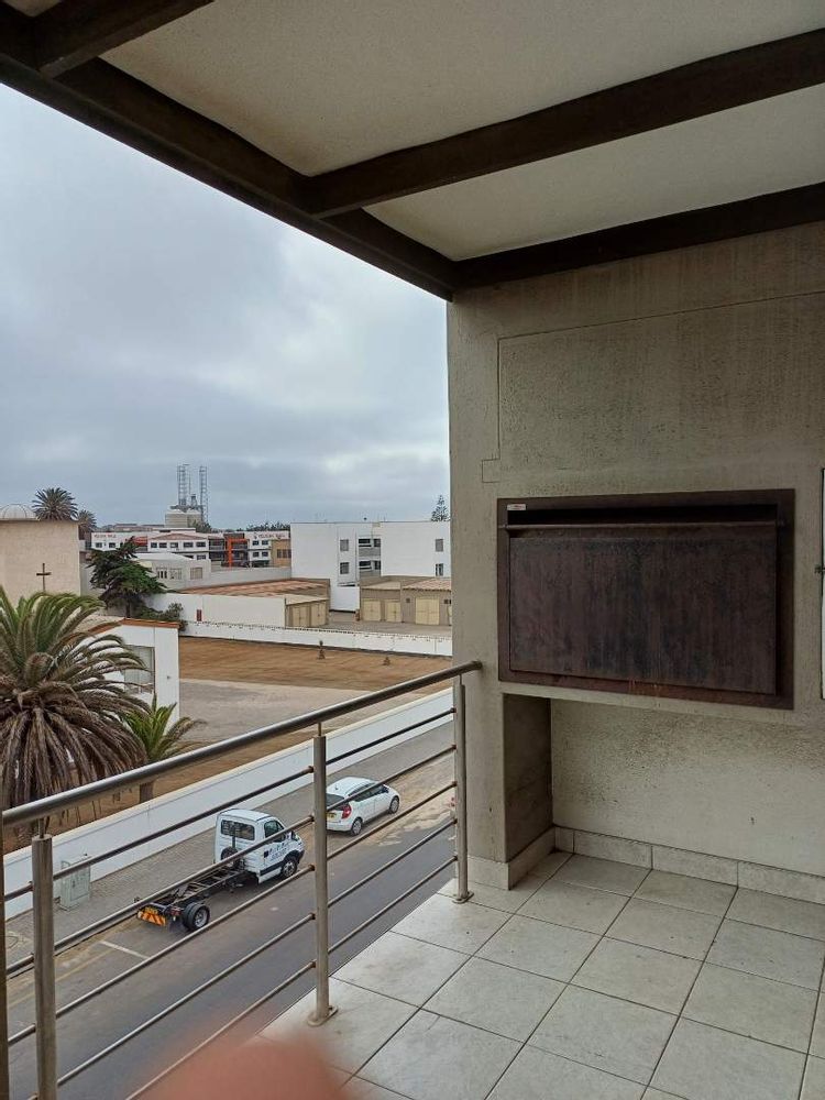 Balcony with outside BBQ