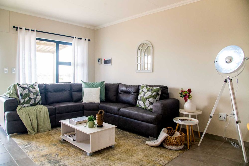Modern, open-plan living.