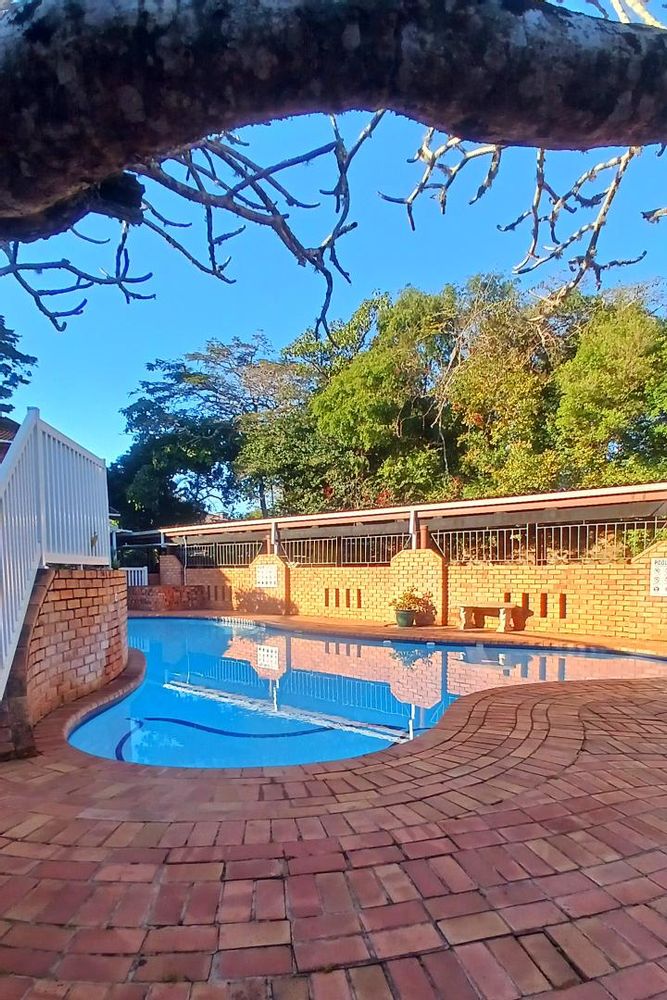 Sparkling pool in complex
