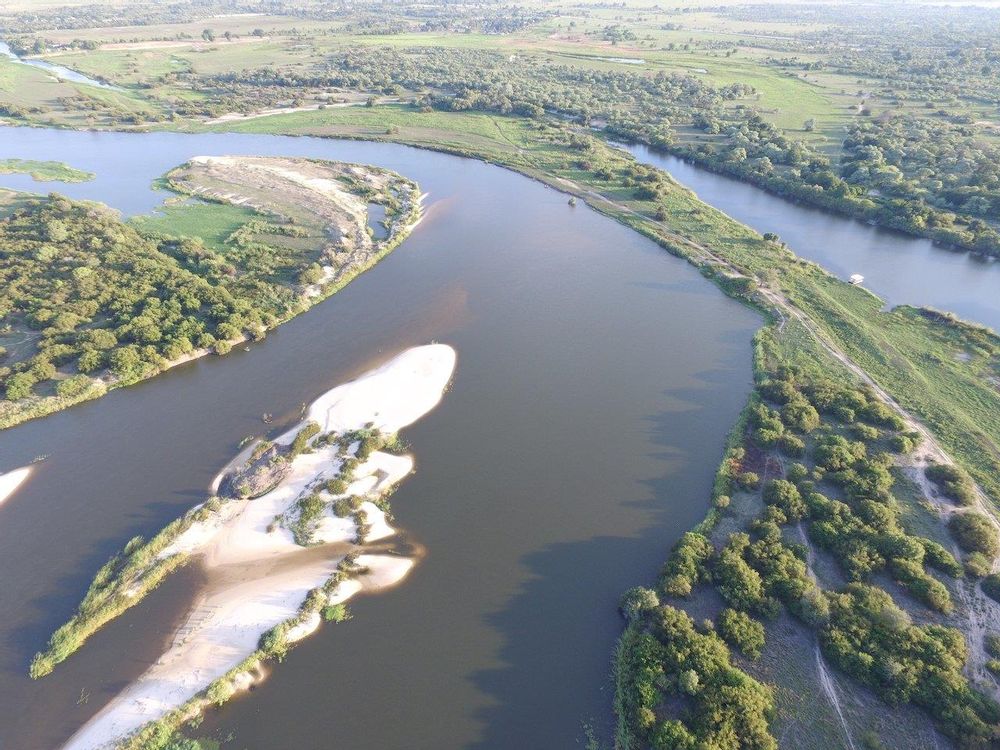 Aerial Caprivi Backwater