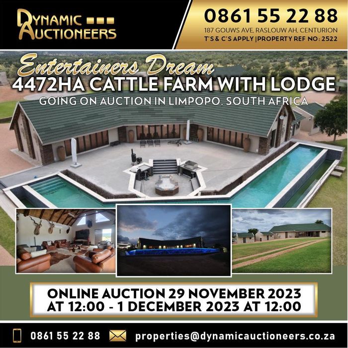 Property #2195338, Farm auction in Lephalale