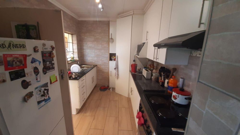 Kitchen with sufficient work and cupboard space