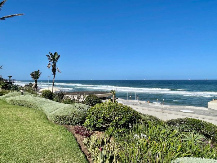 For Sale: Beachfront Apartment in Umhlanga Central with 2 pools and gym access.